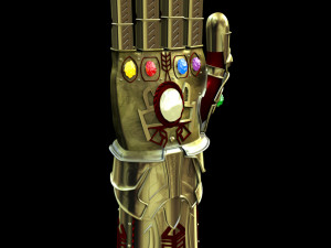 thanos infinity gauntlet Model 3D