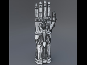 thanos infinity gauntlet Model 3D