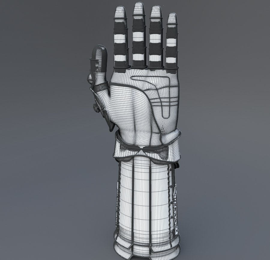 Thanos Infinity Gauntlet 3d Model In Armor 3dexport