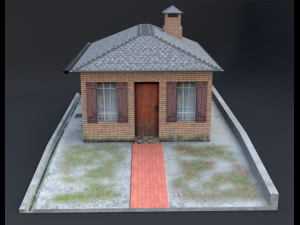 lowpoly house 3D Модель