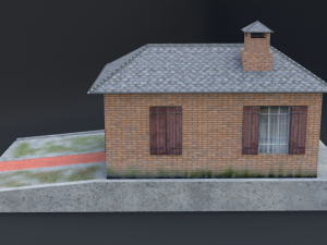 lowpoly house 3D Модель