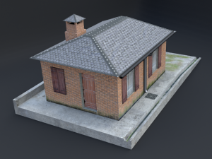 lowpoly house 3D Модель