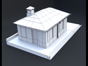 lowpoly house 3D Модель