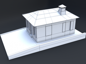 lowpoly house 3D Модель