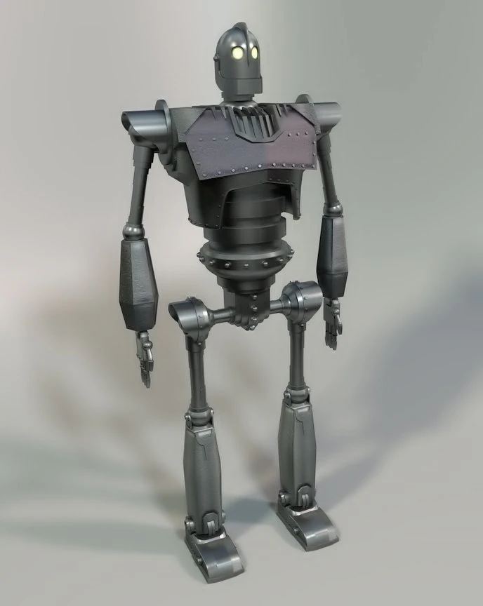 iron giant robot 3D Model .c4d .max .obj .3ds .fbx .stl .blend 