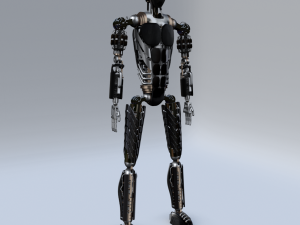 futuristic robot Modelo 3D