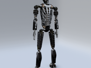 futuristic robot Model 3D