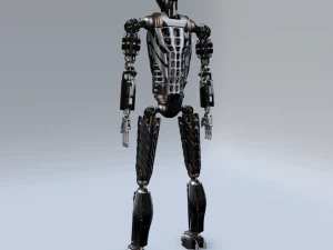futuristic robot 3D Model