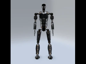 futuristic robot 3D Model