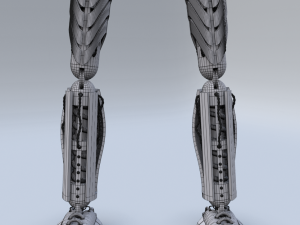 futuristic robot Model 3D