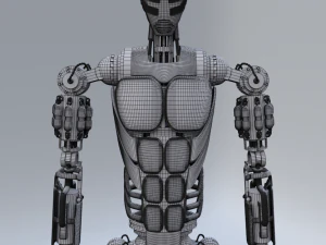 futuristic robot 3D Model