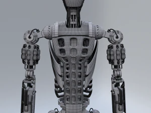 futuristic robot 3D Model