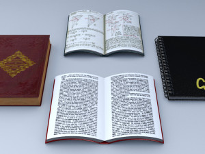 office books 3D Model