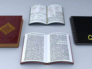 libri d'ufficio Modello 3D