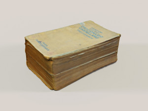 old spanish book Modelo 3D