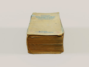 old spanish book 3D Модель