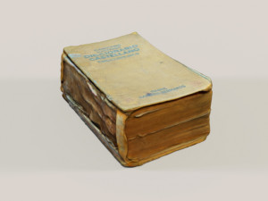 old spanish book 3D Модель