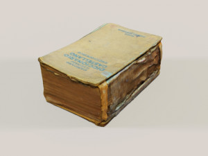 old spanish book 3D Модель