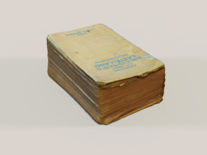 old spanish book 3D Модель