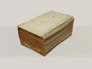 old spanish book 3D Модель