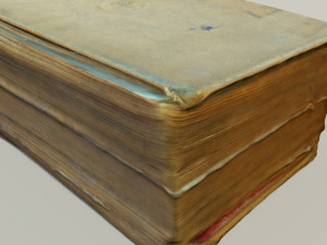 old spanish book 3D Модель