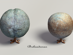south american boleadoras Modelo 3D