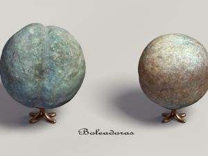 south american boleadoras Modelo 3D