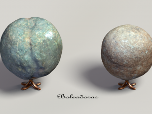 south american boleadoras Modelo 3D