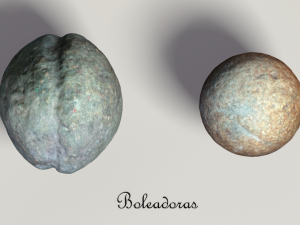 south american boleadoras Modelo 3D