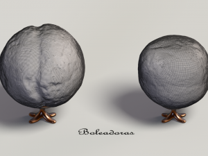 south american boleadoras Modelo 3D