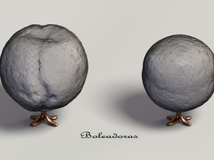 south american boleadoras Modelo 3D