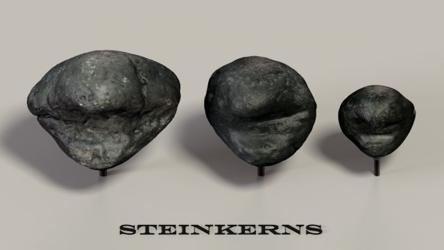 fossil mollusks 3D 模型 .c4d .max .obj .3ds .fbx .stl .blend 