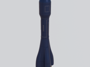 Space Rocket 3D 模型