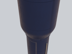 Space Rocket 3D 模型