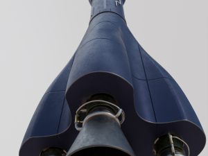 Space Rocket 3D 模型