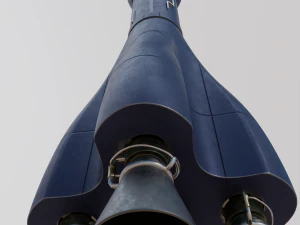 Razzo spaziale Modello 3D