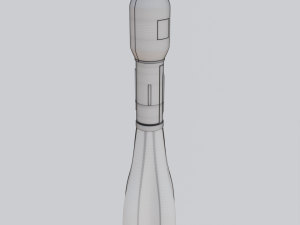 Space Rocket 3D 模型