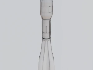 Razzo spaziale Modello 3D