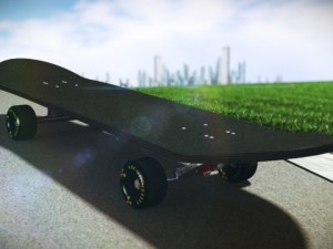 skateboard 3Dモデル
