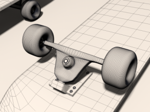 skateboard 3D 모델