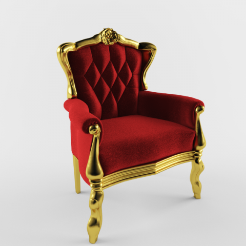 armchair Modelo 3D .c4d .max .obj .3ds .fbx .stl .blend 