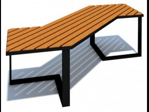 bench001 3D-Modell