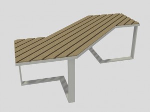 bench001 Modello 3D