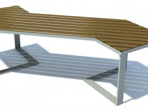 bench001 3D Model