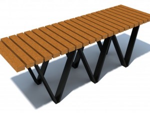 bench005 3D-Modell
