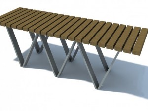 bench005 Model 3D
