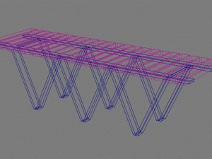 bench005 Model 3D
