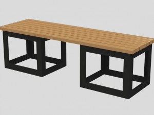 bench006 3D 模型