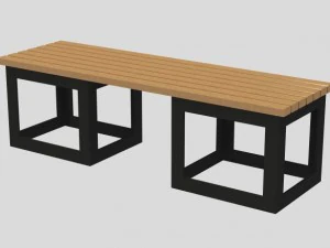 bench006 3D Model