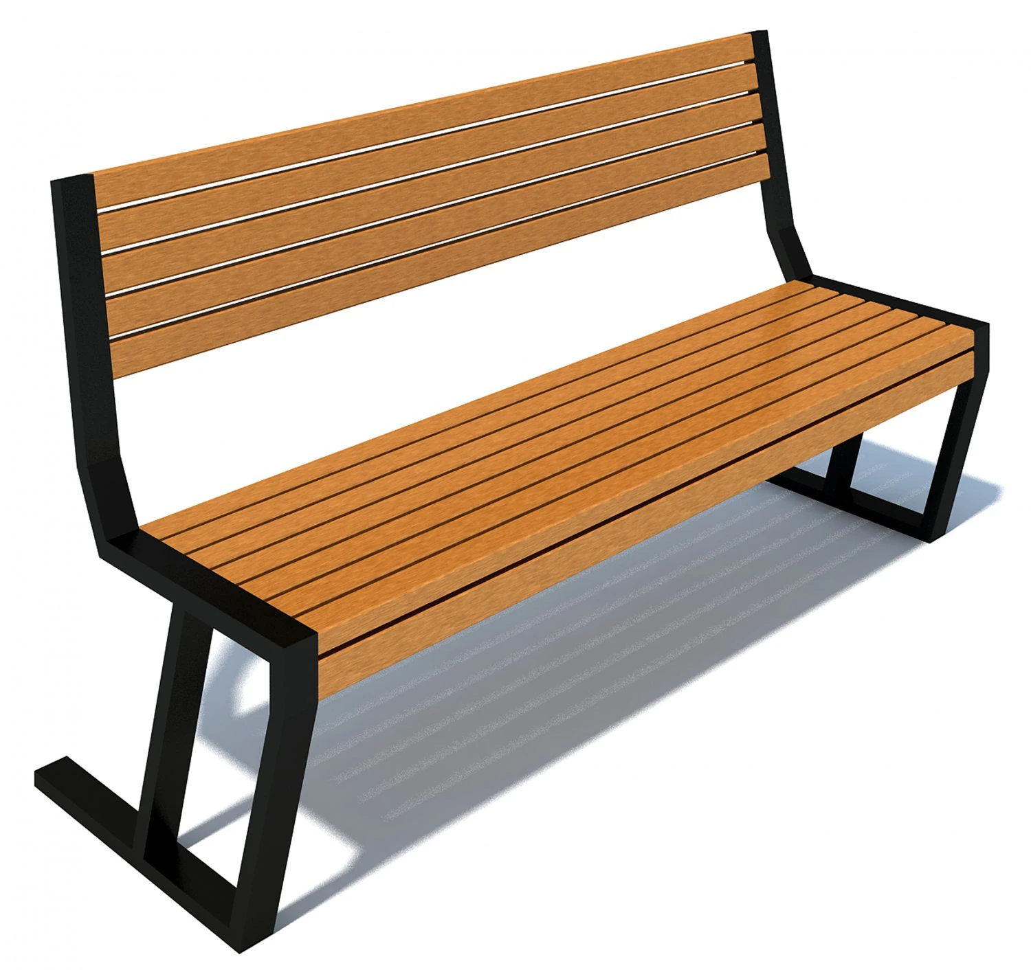 bench007 3D Model .c4d .max .obj .3ds .fbx .stl .blend 